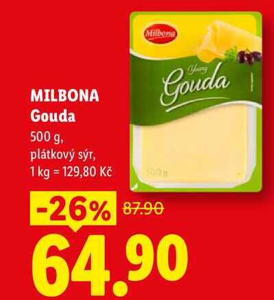 MILBONA Gouda, 500 g