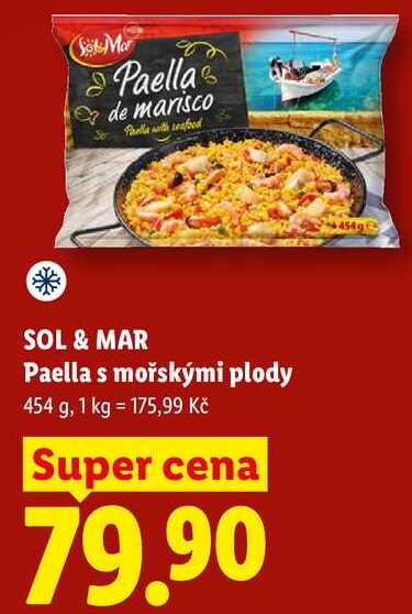 SOL & MAR Paella s mořskými plody, 454 g
