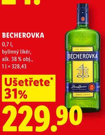BECHEROVKA, 0,7 1