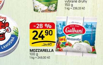MOZZARELLA 100 g