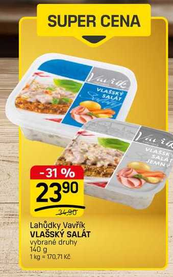 VLAŠSKÝ SALÁT vybrané druhy 140 g