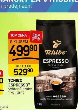 TCHIBO ESPRESSO* vybrané druhy 1 kg | zrno