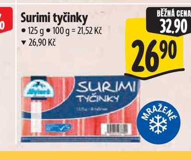 Surimi tyčinky 125 g