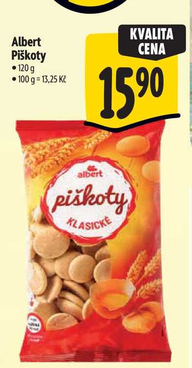 Albert Piškoty 120 g 