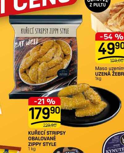 KUŘECÍ STRIPSY OBALOVANÉ ZIPPY STYLE 1 kg