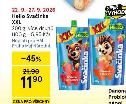 Hello Svačinka XXL, 200 g, více druhů