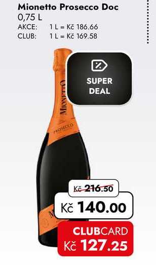 Mionetto Prosecco Doc 0,75 L