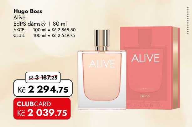 Hugo Boss Alive EdPS dámský 80 ml
