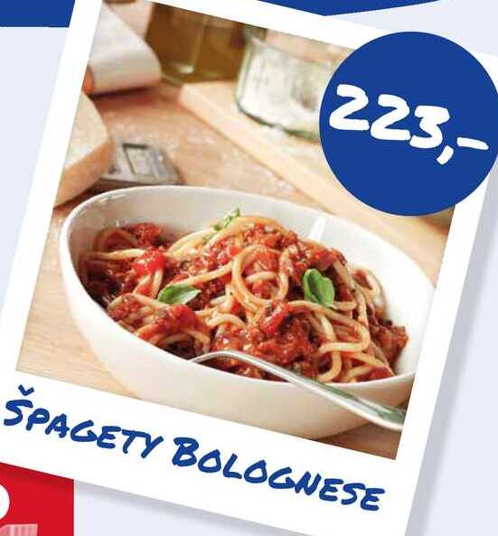 ŠPAGETY BOLOGNESE