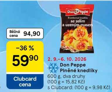 Don Peppe Plněné knedlíky, 600 g