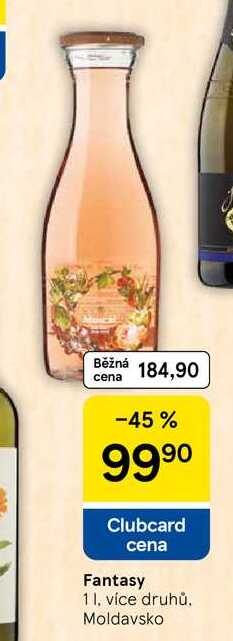Fantasy, 1 l, více druhů. Moldavsko