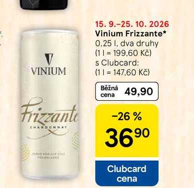 Vinium Frizzante, 0.25 l