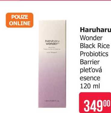 Haruharu Wonder Black Rice Probiotics Barrier pleťová esence 120 ml