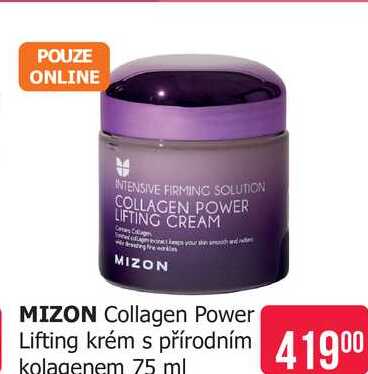 MIZON Collagen Power Lifting krém s přírodním kolagenem 75 ml