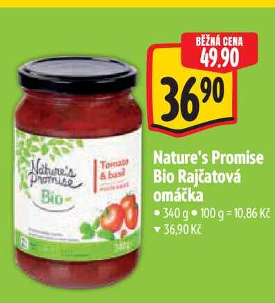 Nature's Promise Bio Rajčatová omáčka 340 g