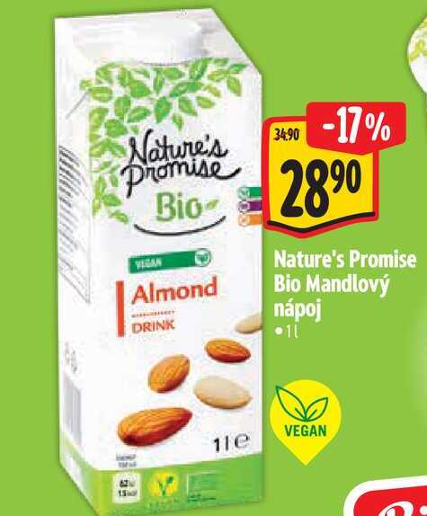 Nature's Promise Bio Mandlový nápoj 1 l
