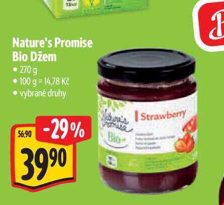 Nature's Promise Bio Džem 270 g  