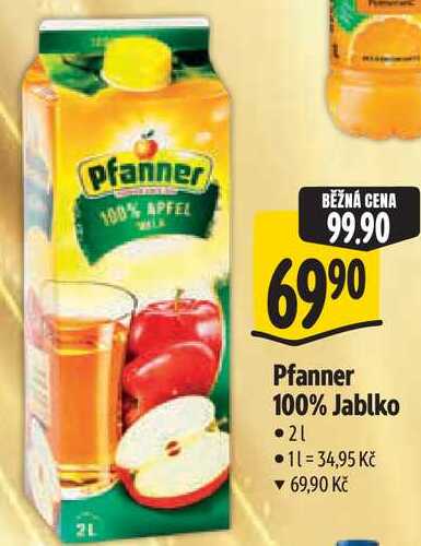 Pfanner 100% Jablko, 21