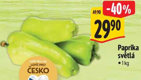 Paprika světlá, 1kg
