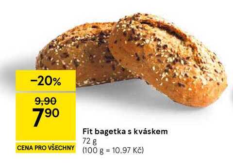 Fit bagetka s kváskem, 72 g