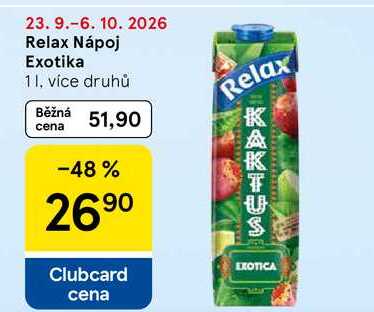 Relax Nápoj Exotika, 1 l