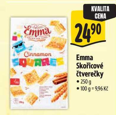 Emma Skořicové čtverečky, 250 g 