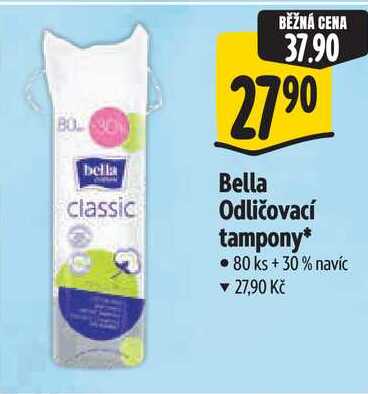Bella Odličovací tampony, 80 ks