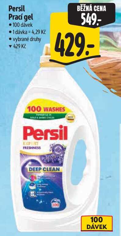 Persil Prací gel, 100 dávek