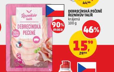 DEBRECÍNSKÁ PEČENĚ ŘEZNÍKŮV TALÍŘ krájená, 100 g