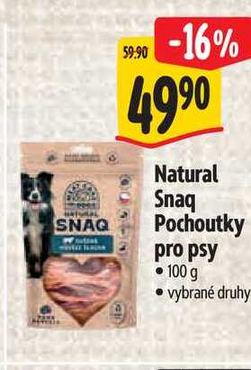 Natural Snaq Pochoutky pro psy, 100 g