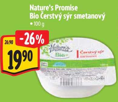 Nature's Promise Bio Čerstvý sýr smetanový, 100 g  