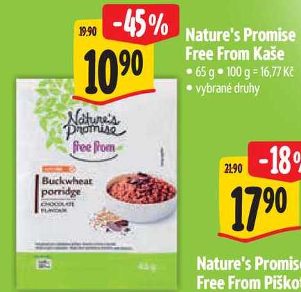 Nature's Promise Free From Kaše, 65 g