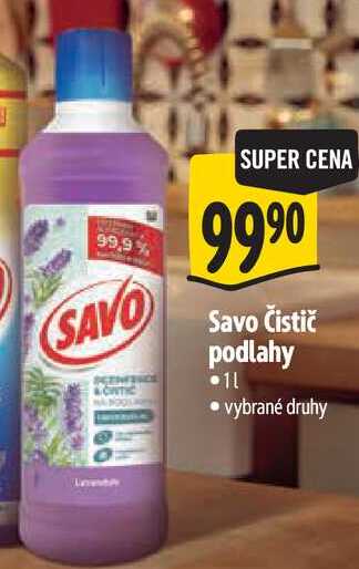 Savo Čistič podlahy, 1 l