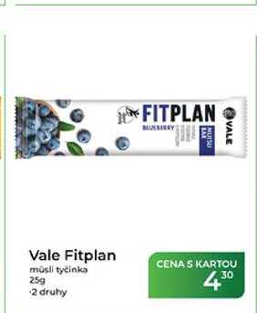 Vale Fitplan müsli tyčinka 25g