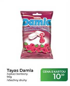 Tayas Damla žvýkací bonbony 90g