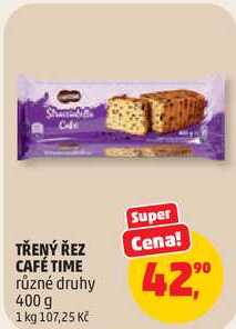 TŘENÝ ŘEZ CAFÉ TIME různé druhy, 400 g