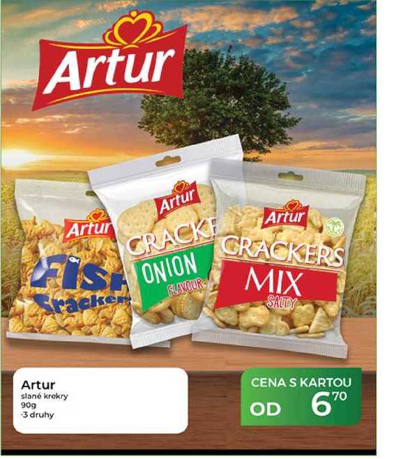 Artur slané krekry 90 g