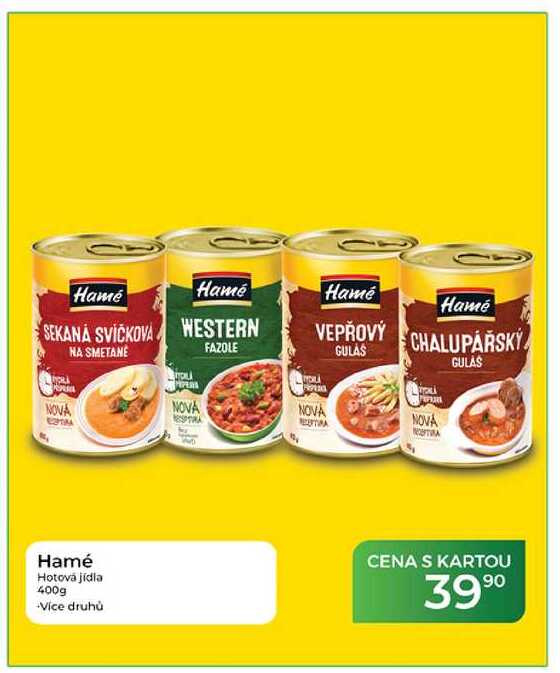 Hamé Hotová jídla 400g