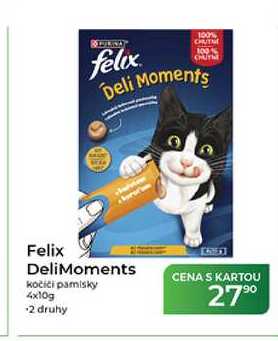 Felix DeliMoments kočiči pamlsky 4x10g