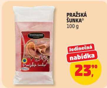 PRAŽSKÁ ŠUNKA, 100 g