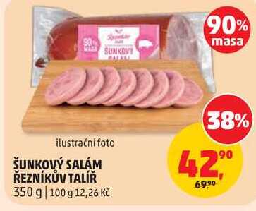 ŠUNKOVÝ SALÁM ŘEZNÍKŮV TALÍŘ, 350 g