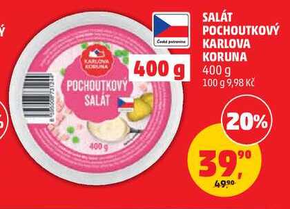 SALÁT POCHOUTKOVÝ KARLOVA KORUNA, 400 g