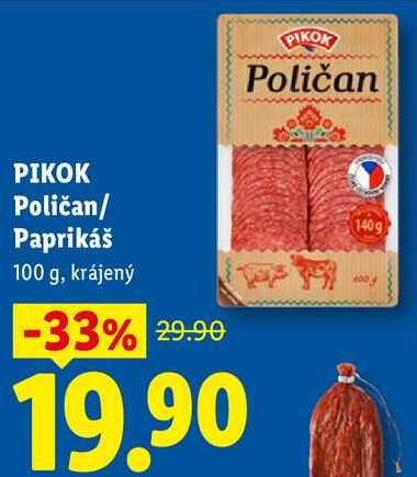 PIKOK Poličan/ Paprikáš, 100 g
