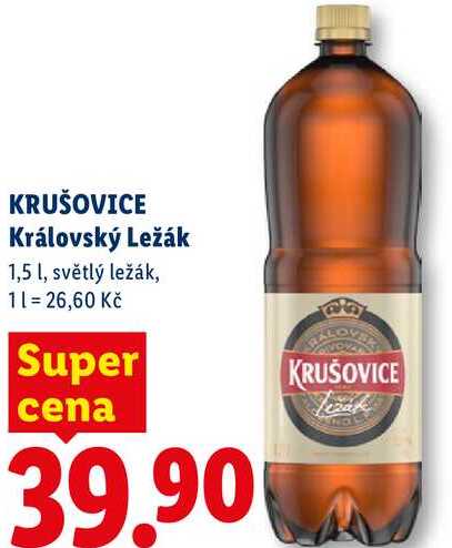 KRUŠOVICE Královský Ležák, 1,5 l