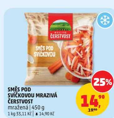 SMĚS POD SVÍČKOVOU MRAZIVÁ ČERSTVOST mražená, 450 g