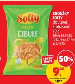 KROUŽKY SOLTY cibulové, 70 g