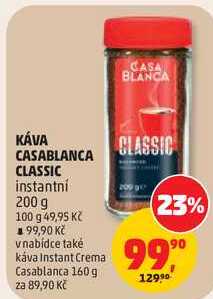 KÁVA CLASSIC CASABLANCA instantní, 200 g