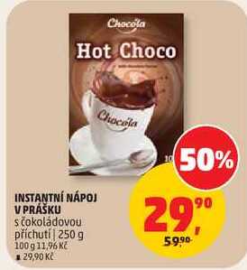 INSTANTNÍ NÁPOJ V PRÁŠKU s čokoládovou příchutí, 250 g