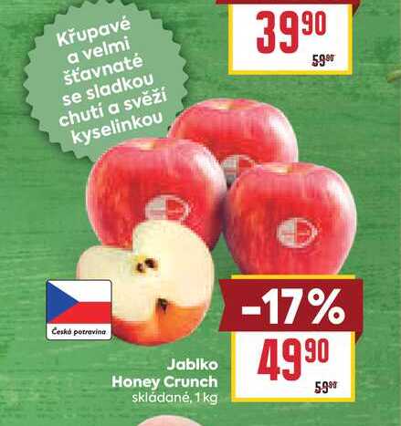 Jablko Honey Crunch skládané, 1 kg