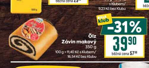 Ölz Závin makový 350 g